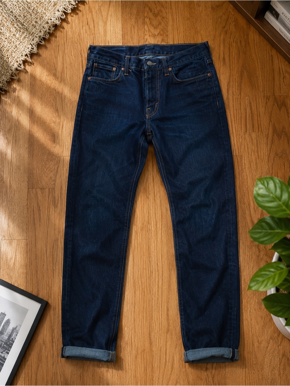 GAP Straight Leg Jeans Men’s 30x30 Dark Wash Blue Denim Classic Fit